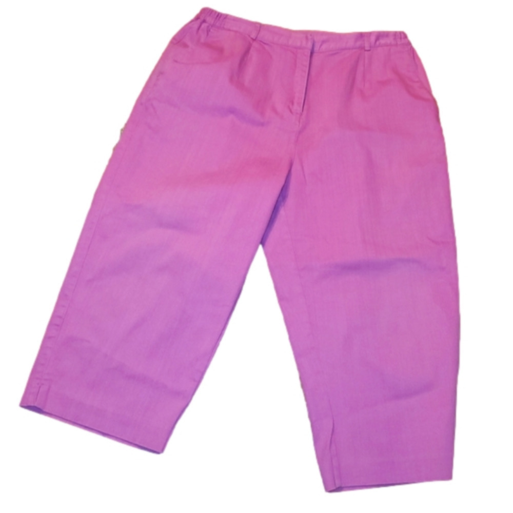 Pink Capri Pants 16 Petite